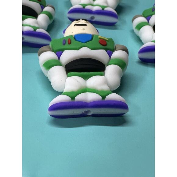 Silicone Focal Beads DIY Beadable Pens Buzz Lightyear 4 Pieces - Picture 2 of 6